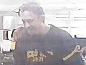 RCMP are searching for a man who allegedly purchased a number of prepaid VISA cards with numerous counterfeit US $50 bills at a convenience store on March 29, 2016 in Red Deer.