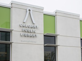 FILE PHOTO SEPTEMBER 12, 2014  -- Saddletowne public library in Calgary on Friday, Sept. 12, 2014.