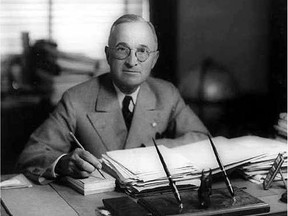 Too bad there isn't anyone on Calgary city council like former U.S. president Harry S. Truman, who popularized the phrase "the buck stops here."