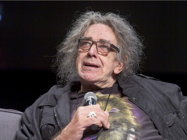 Peter Mayhew, the actor who plays Chewbacca in the Star Wars franchise, chats during the Calgary Comic and Entertainment Expo at Stampede Park in Calgary, Alta., on Saturday, April 30, 2016. Lyle Aspinall/Postmedia Network