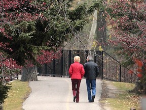 Bowness Park is a great spot for a stroll at any time of the year. Visitor from British Columbia was surprised to see the park littered with little bags of dog poop.