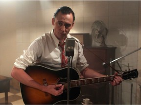 This image released by Sony Pictures Classics shows Tom Hiddleston as Hank Williams in a scene from,  I Saw The Light.