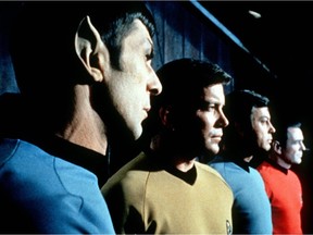 Members of the cast of the original Star Trek.