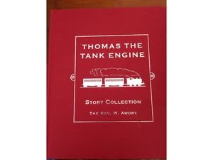 Thomas the Tank Engine is for sale at the Servants Anonymous book sale.