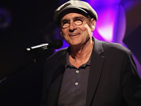 NEW YORK, NY - JUNE 22:  Singer-songwriter James Taylor speaks onstage during iHeartRadio ICONS with James Taylor presented by P.C. Richard & Son at iHeartRadio Theater on June 22, 2015 in New York City.  (Photo by Cindy Ord/Getty Images for iHeartRadio) ORG XMIT: 560527463