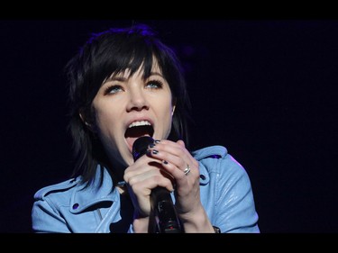 Carly Rae Jepsen performs at the Scotiabank Saddledome in Calgary, Ab., on Friday May 13, 2016. Mike Drew/Postmedia