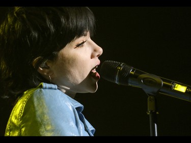 Carly Rae Jepsen performs at the Scotiabank Saddledome in Calgary, Ab., on Friday May 13, 2016. Mike Drew/Postmedia