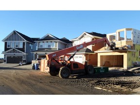 Southeast Calgary had the most single-family homes under construction last month.