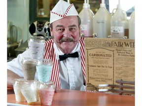 Marv Garriott, of Marv's Classic Soda Shop, was photographed in his Black Diamond diner in 2007.