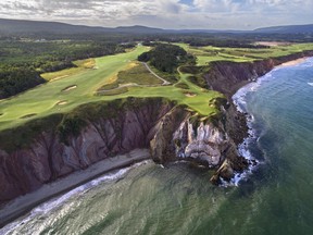 If you think Cabot Cliffs looks stunning from the sky, you must see it at ground level. Located in Inverness, N.S., Cabot Cliffs was rated as the best new golf course on the globe in 2015. (Courtesy of Cabots Links)