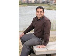 Amar Bajwa in Saddlestone  in northeast Calgary.