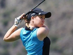 Calgary's Annabelle Ackroyd competes at the 2016 CN Future Links Pacific Championship in Kamloops.