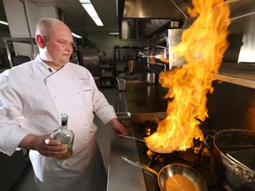 The Westin Calgary's new executive chef, Michael Batke, in the hotel's kitchen.