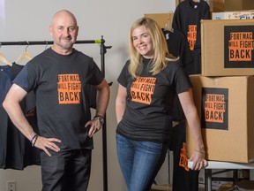 C&B Advertising partners Phil Copithorne and Leigh Blakely have launched a fundraising T-shirt campaign for Fort McMurray.