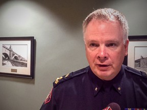 Calgary police chief Roger Chaffin.