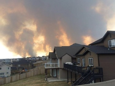 Fort McMurray fire, May, 3, 2016. Courtesy Ramesh Vora