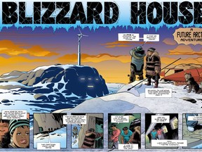 From Arctic Comics.
Blizzard House, by Nicholas Burns with art by George Freeman.