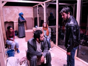 From the production of The Container.
Courtesy, The University of Calgary's School of Creative and Performing Arts.