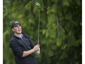 VANCOUVER, BC - MAY 29, 2014, -    Riley Fleming of Alberta during opening round of the PC Financial Open, the PGA Tour Canadian at Point Grey Golf Course in Vancouver, BC, May 29, 2014.   (Arlen Redekop / PNG staff photo)  (story by Brad Ziemer)                                             [PNG Merlin Archive]