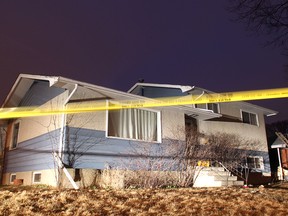 The house on Butler Crescent NW in Calgary where five students were murdered.