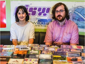 Kerry Maguire and Chris Dadge put together the Calgary Local Music Library collection.
