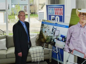 Dr. Michael Esser, director of the Pediatric NeuroCritical Care and Translational Research Program at the Alberta Children's Hospital, helped to launch the Kinsmen Lotto for the Alberta Children's Hospital 2016 at one of two grand prize homes on May. The first of the two lotto homes opened in the southeast community of Walden at 175 Walden Heights S.E., while its twin in the northwest community of Nolan Hill will open this summer.