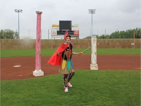 Liam Whitley  stars in Roman farce Pseudolus, being staged at Foothills Stadium by U of C as part of Congress 2016.
