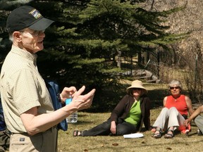 John Gilpin, historian,  leads a Jane's Walk in 2009. You can participate in this year's event this weekend.