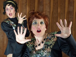 Sara Ski (left) and Mooky Cornish star in the Dolly Wiggler Cabaret.