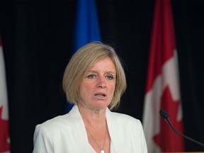 Premier Rachel Notley held a news conference to update the status of the numerous Alberta fires.