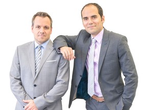 PatronScan founders James Marusiak, left, and Alberio Bathory-Frota.