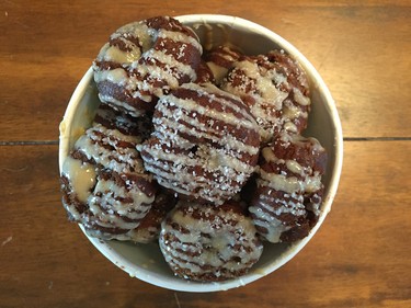 Salted Caramel Deep-Fried Coffee