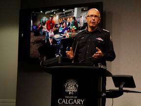 Chief Tom Sampson of the Calgary Emergency Management Agency gave an update on Calgary's contribution to the Fort McMurray fire.