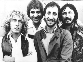 The Who's original lineup (from left: Roger Daltrey, Keith Moon, Pete Townsend and John Entwistle) circa 1978. They play Calgary—possibly for the last time—this week.