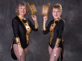 Joyce Reddy (the choreographer and ) Joyce Head (the costume designer) for Silver Stars Musical Revue.