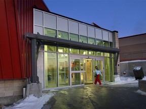 The front entrance to the Trico Centre.