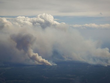 Wildfires continue burning in and around Fort McMurray, Alta., Wednesday, May 4, 2016.