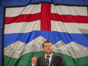 Crystal Schick/ Calgary Herald CALGARY, AB -- Wildrose leader Brian Jean speaks at "A Conversation with Brian Jean", a Wildrose fundraising event, at the Telus Convention Centre in Calgary, on December 9, 2015. --  (Crystal Schick/Calgary Herald)