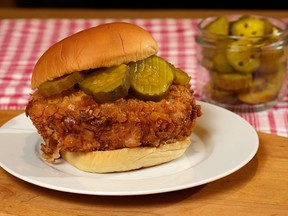 Created by Elizabeth Karmel as a public homage to the Chick-fil-A sandwiches she grew up eating, Karmel&#039;s &ampquot;chickwich,&ampquot; is dipped three times before cooking, for an extra crispy crust.