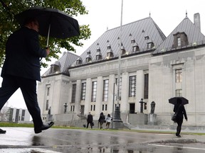 The Supreme Court of Canada building in Ottawa.