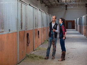 The Faculty of Veterinary Medicine’s new equine research chair Dr. Renaud Leguillette, and PhD student Stephanie Bond look at the exercise physiology and performance and respiratory function of race horses.