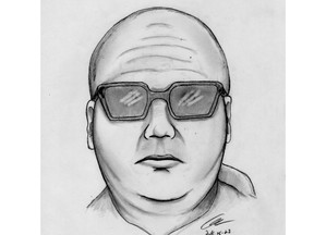 RCMP have released this sketch of the man suspected of trying to abduct a child in Sylvan Lake.
