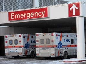 The emergency room at Calgary's Rockyview Hospital.