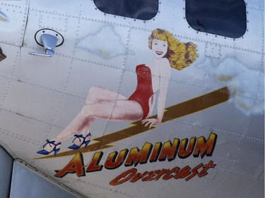 Aluminum Overcast, a B17 Flying Fortress is readied, for a flight at the Springbank Airport outside Calgary on Wednesday June 22, 2016. The WW II bomber is owned by the U.S. based Experimental Aircraft Association who will take people on flights in the vintage aircraft. Flights are used as a fundraiser for the organization to help restore and maintain vintage aircraft.