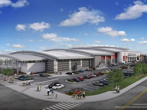 Renderings of the $200 Million dollar Asian-themed New Horizon Mall being built near CrossIron Mills just north of Calgary. Handout Image