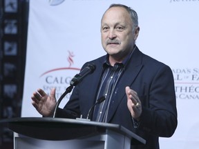 Bryan Trottier, ice hockey, is part of the 2016 class of inductees into the Canadian Sports Hall of Fame at the Canadian Sports Hall of Fame at Canada Olympic Park in Calgary, Wednesday, June 22, 2016.THE CANADIAN PRESS/Mike Ridewood ORG XMIT: MR111