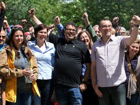 Mayor Naheed Nenshi at Neighbour Day in 2014. The third annual Neighbour Day runs around town on Saturday.