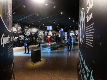 Guests walk inside Studio Bell, home the National Music Centre in Calgary during the ceremonial opening on Wednesday June 29, 2016. The Centre opens to the public on Canada Day.