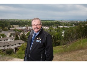 Okotoks Mayor Bill Robertson on Crescent Ave., Okotoks. 


Don Molyneaux/Calgary Herald