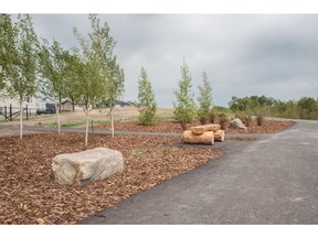 A new park in Drake Landing. 





Don Molyneaux/The Herald.